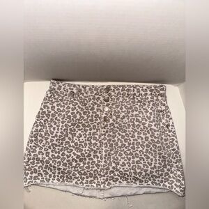 Mudpie cotton denim mini skirt size large